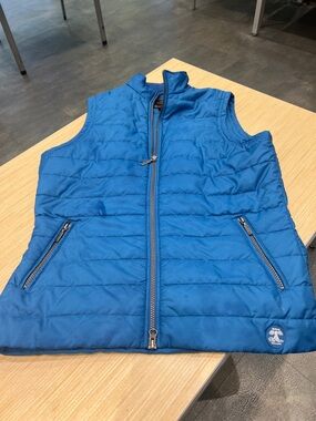 Barbour Blue Quilted Puffer Vest